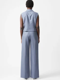 Women French Connection Coats & Jackets|Co-Ords-Fiorella Pinstripe Waistcoat