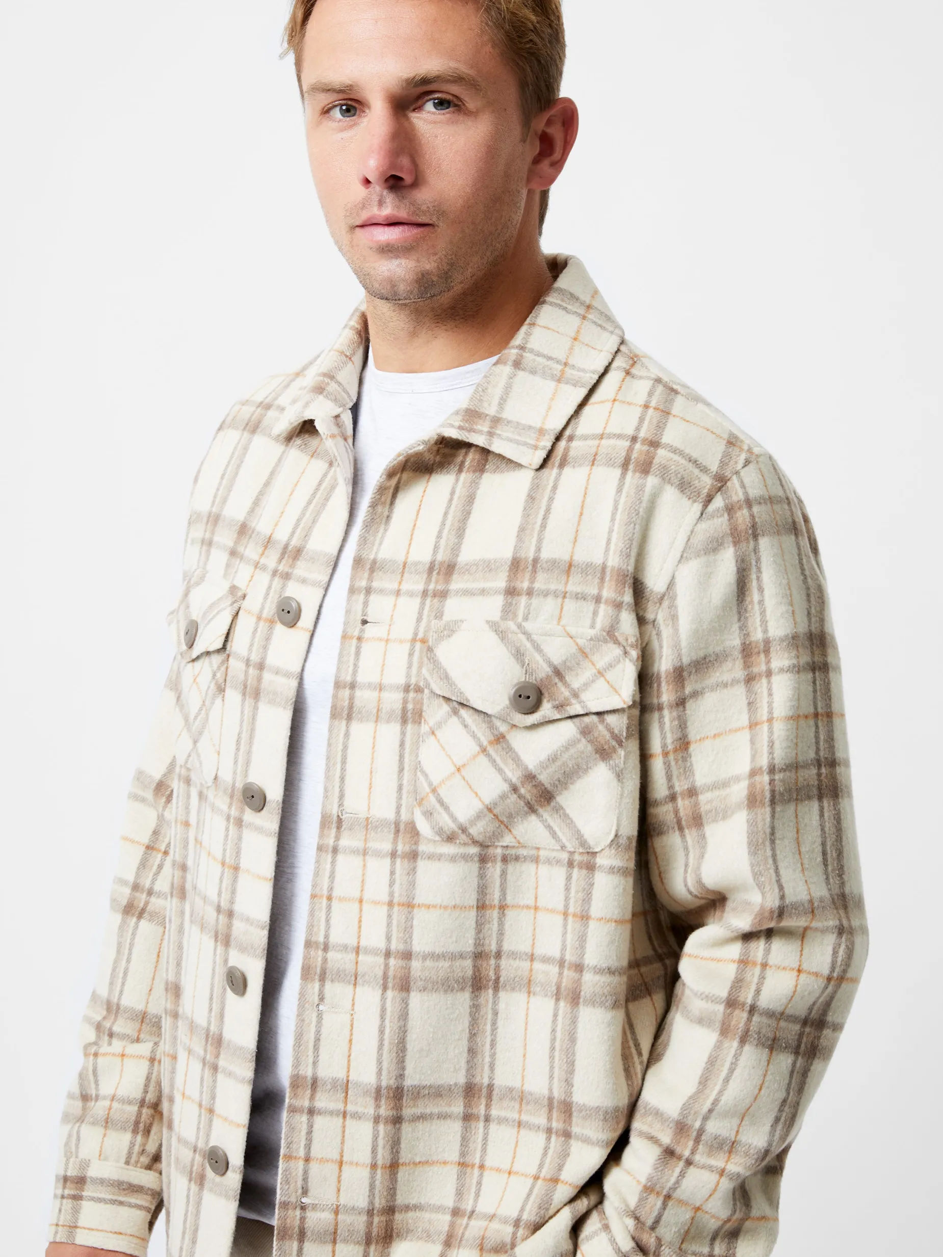 French Connection Coats & Jackets-Flannel Jacket