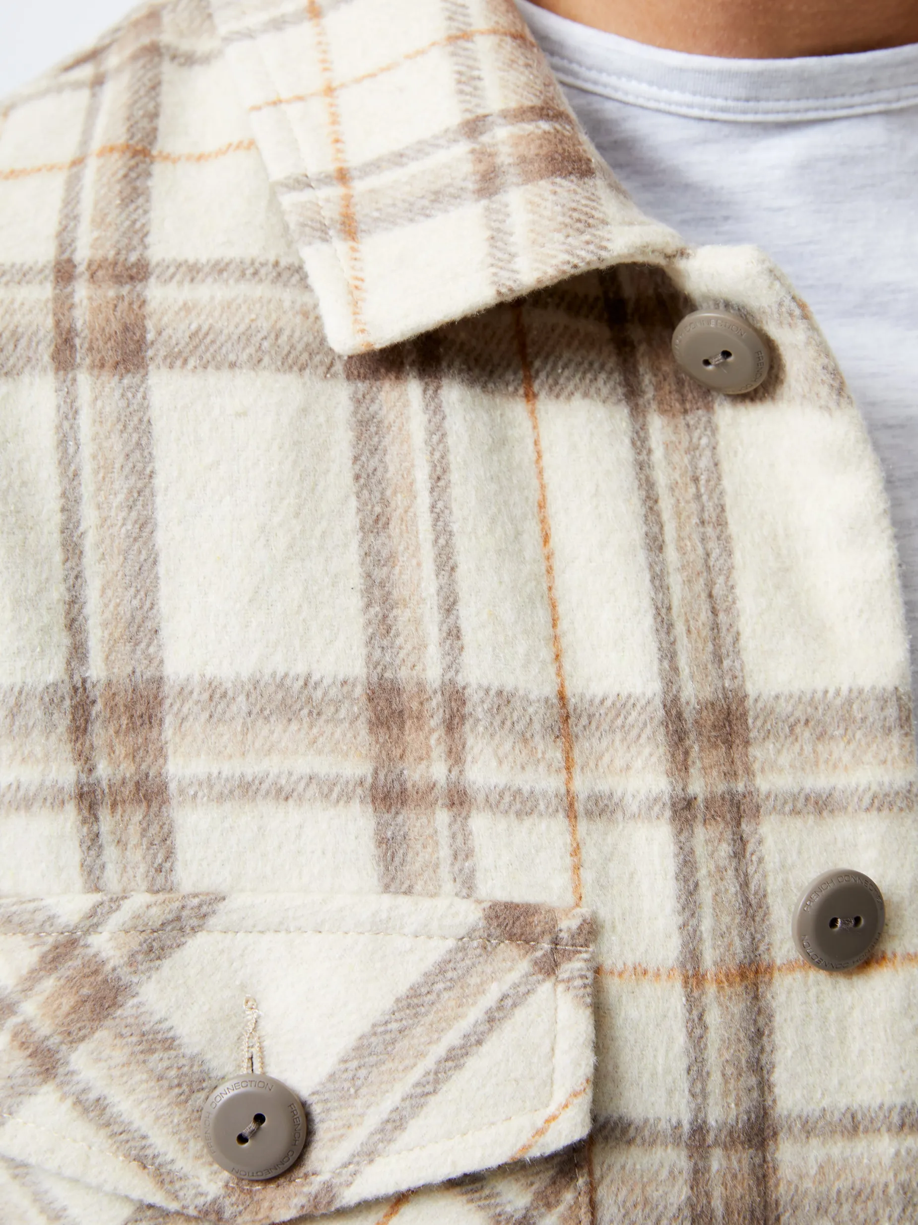 French Connection Coats & Jackets-Flannel Jacket