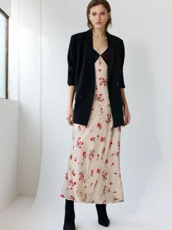 French Connection Maxi Dresses|Party Dresses-Floramour Ennis Eco Satin Slip Dress
