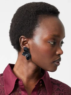 Women French Connection Jewellery|Jewellery-Flower Piece Earrings