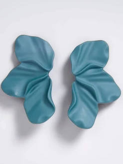 Women French Connection Jewellery|Jewellery-Flower Piece Earrings