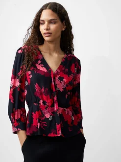 French Connection Tops|Jeans & A Nice Top-Foliage Chiara Balloon Sleeve Top