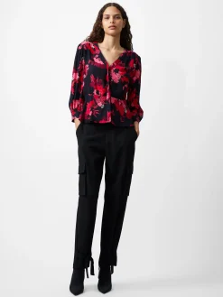 French Connection Tops|Jeans & A Nice Top-Foliage Chiara Balloon Sleeve Top