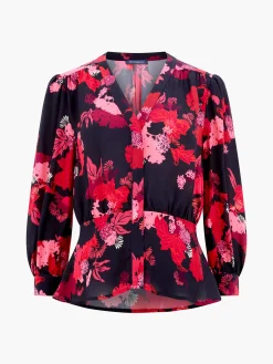 French Connection Tops|Jeans & A Nice Top-Foliage Chiara Balloon Sleeve Top