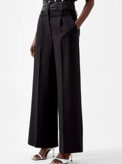 Women French Connection Trousers|Suits-Gemma Carey Satin Tuxedo Trousers