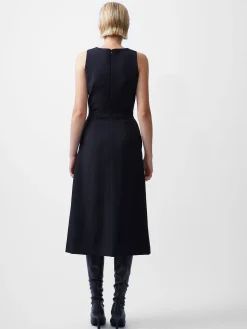 French Connection Party Dresses-Gemma Twill Waistcoat Dress