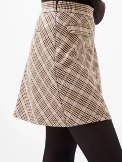 French Connection Skirts & Shorts|Co-Ords-Gina Check Pleated Mini Skirt