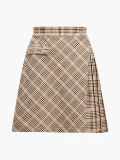 French Connection Skirts & Shorts|Co-Ords-Gina Check Pleated Mini Skirt