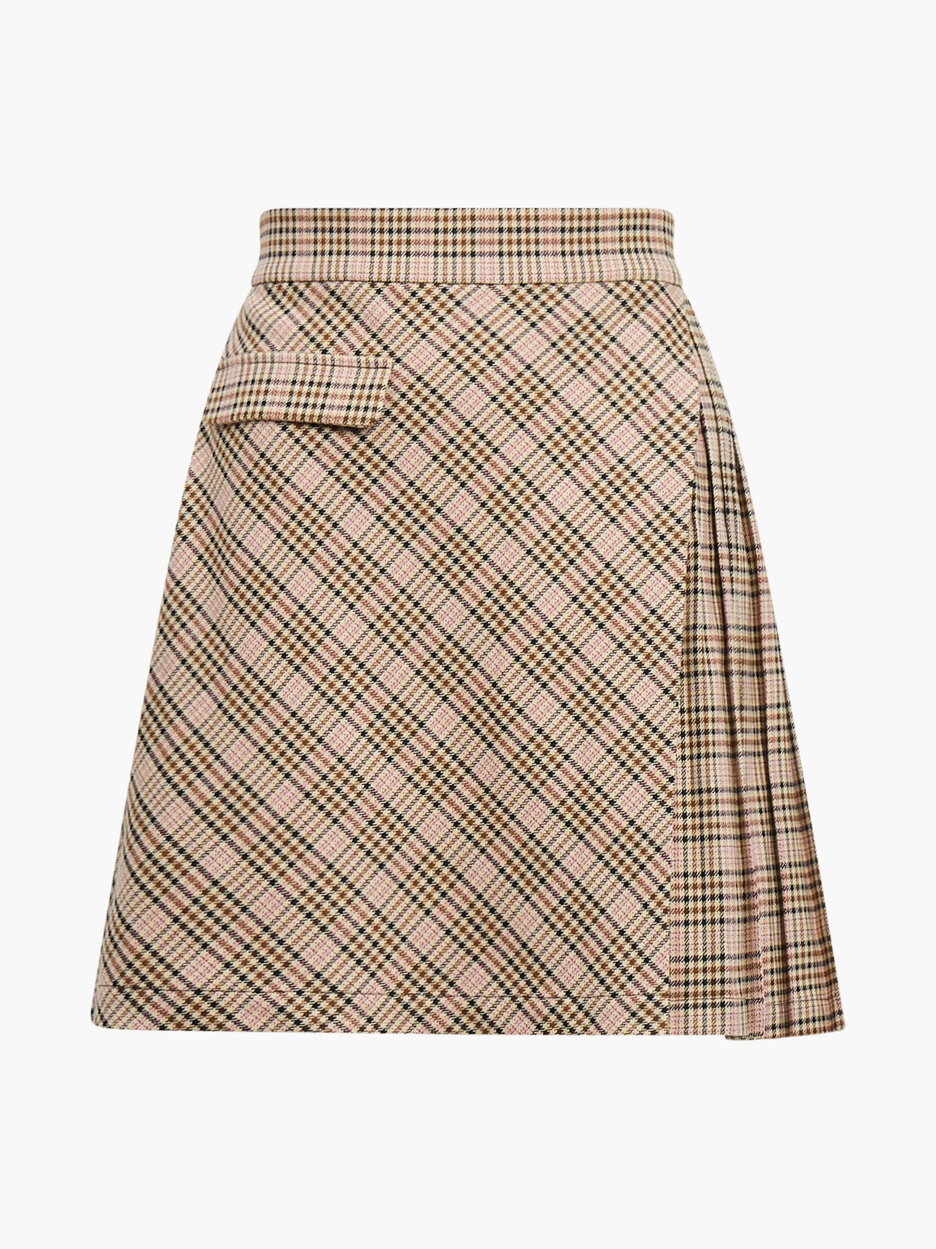 French Connection Skirts & Shorts|Co-Ords-Gina Check Pleated Mini Skirt