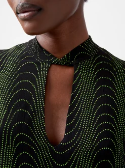 French Connection Tops|Jeans & A Nice Top-Grace Alohi Keyhole Blouse