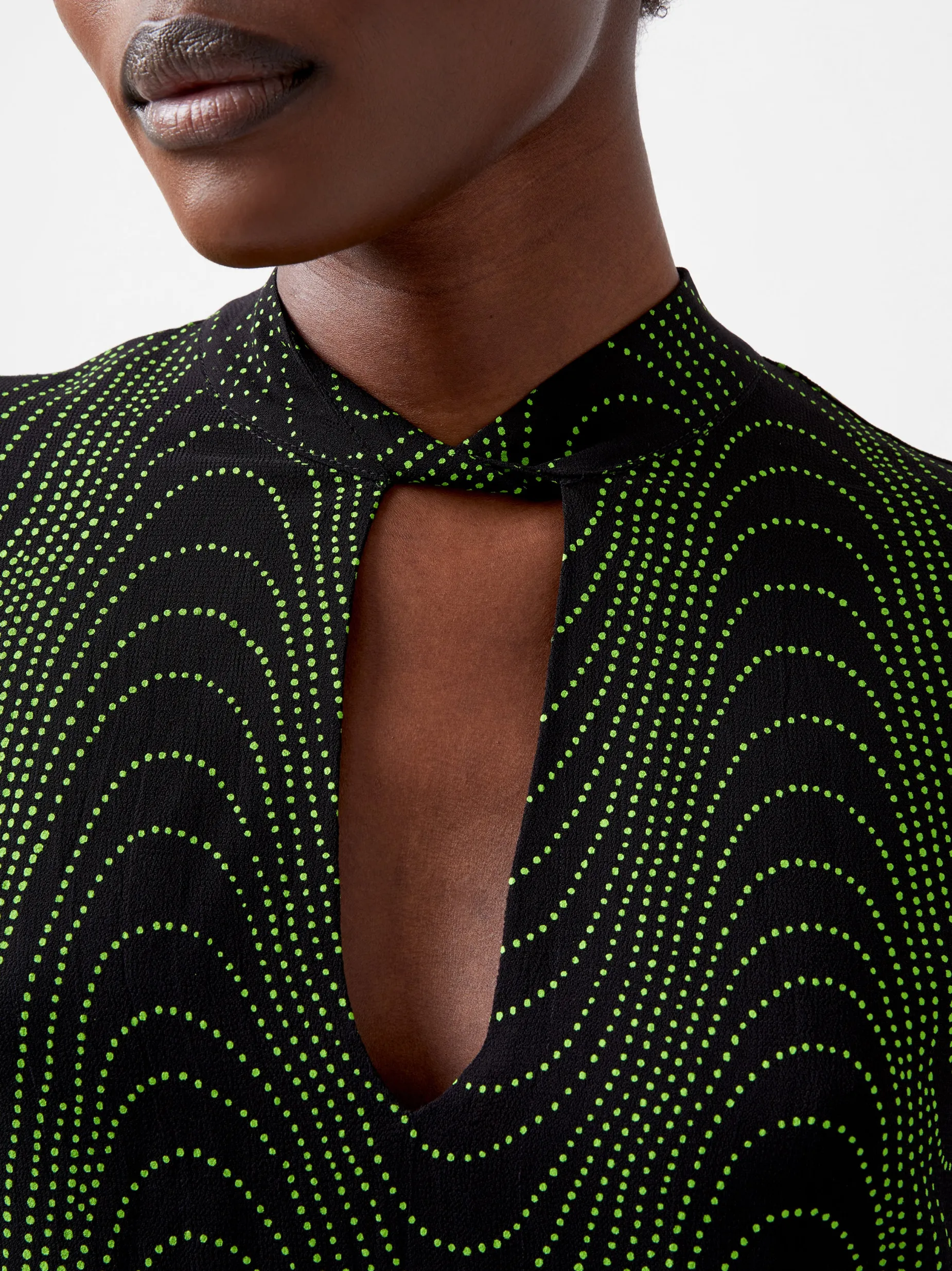 French Connection Tops|Jeans & A Nice Top-Grace Alohi Keyhole Blouse