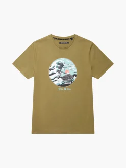 French Connection T-Shirts & Polo Shirts-Great Wave Organic Graphic T-Shirt