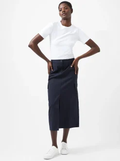 Women French Connection Skirts & Shorts|Co-Ords-Hailey Pinstripe Cargo Skirt