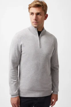 French Connection Knitwear-Half Zip Knitted Jumper