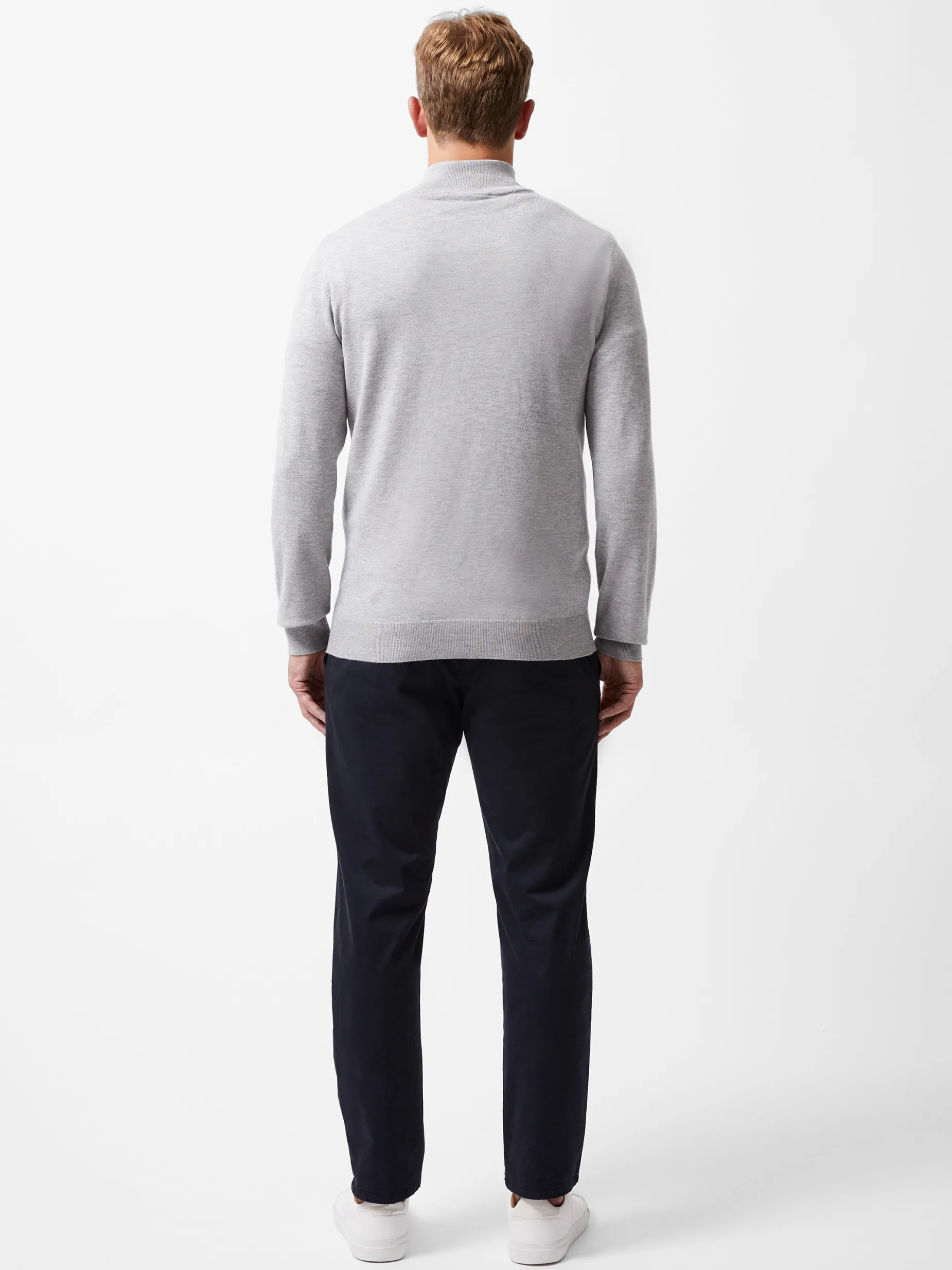 French Connection Knitwear-Half Zip Knitted Jumper