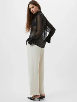 French Connection Tops|Shirts-Hana Adalynn Sequin Bib Shirt