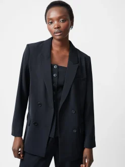Women French Connection Coats & Jackets|Co-Ords-Harrie Suiting Double Breasted Blazer