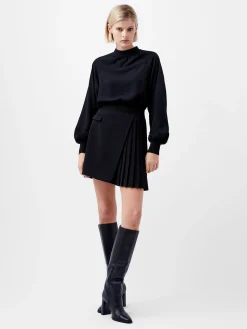 Women French Connection Skirts & Shorts|Co-Ords-Harrie Suiting Pleated Mini Skirt