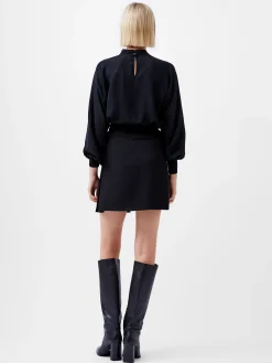 Women French Connection Skirts & Shorts|Co-Ords-Harrie Suiting Pleated Mini Skirt