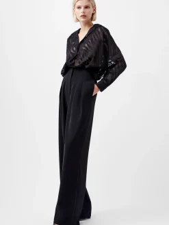 Women French Connection Trousers|Co-Ords-Harrie Tailored Wide Leg Trousers