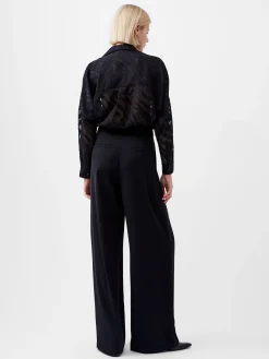 Women French Connection Trousers|Co-Ords-Harrie Tailored Wide Leg Trousers