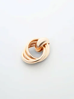 Women French Connection Jewellery|Jewellery-Interlocking Metal Knot Earrings