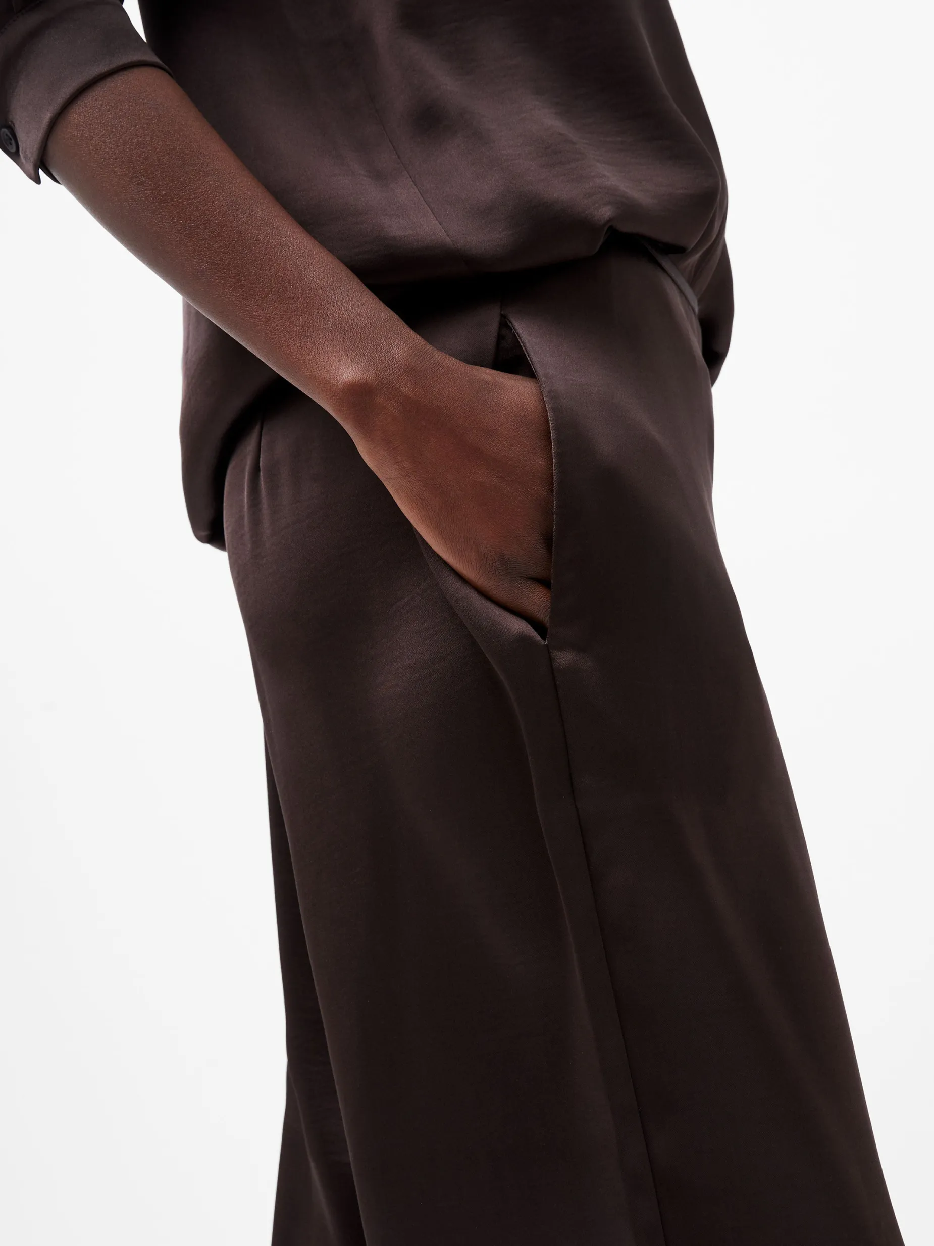 French Connection Trousers|Co-Ords-Irina Satin Trousers