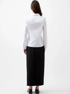 French Connection Tops|Shirts-Isabelle Poplin Fitted Shirt