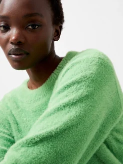 French Connection Jumpers & Cardigans-Jacelin Fluffy Crew Neck Jumper