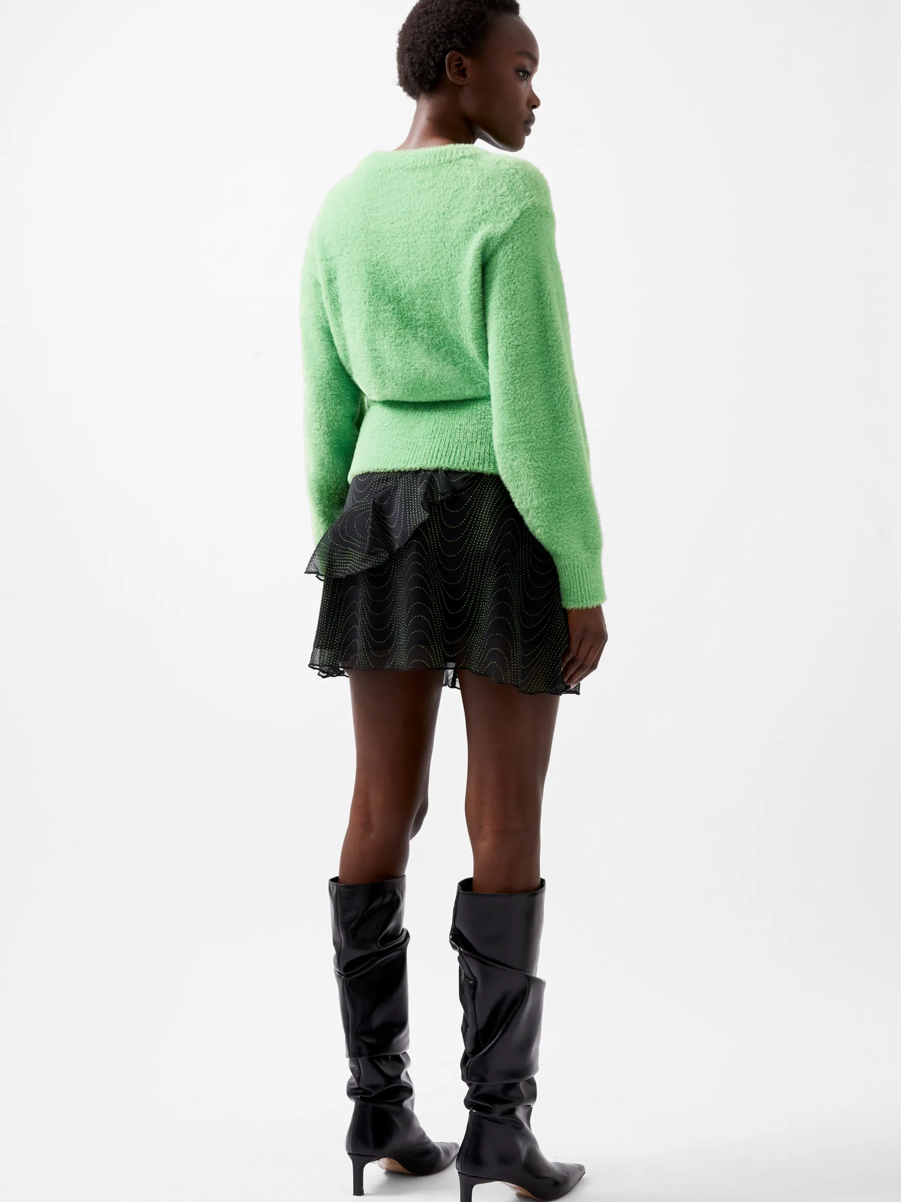 French Connection Jumpers & Cardigans-Jacelin Fluffy Crew Neck Jumper