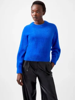 French Connection Jumpers & Cardigans-Jacelin Fluffy Crew Neck Jumper