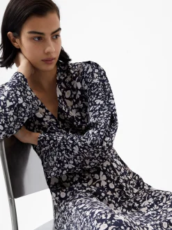 French Connection Maxi Dresses|Party Dresses-Jeannie Chiara Drape Midi Dress