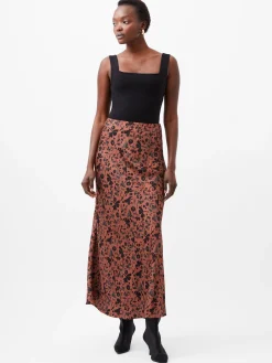 French Connection Skirts & Shorts|Skirts-Jeannie Ennis Eco Satin Maxi Skirt