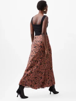 French Connection Skirts & Shorts|Skirts-Jeannie Ennis Eco Satin Maxi Skirt