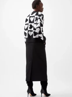 French Connection Jumpers & Cardigans-Julianna Heart Long Sleeve Cardigan
