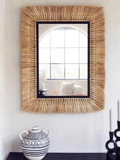 French Connection Home Accessories-Jute Mirror