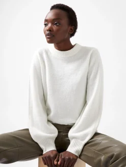 French Connection Jumpers & Cardigans-Kezia Recycled Back Eyelet Jumper