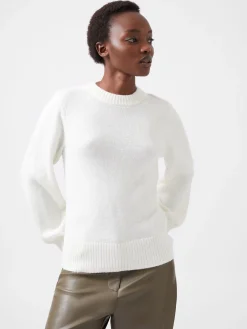 French Connection Jumpers & Cardigans-Kezia Recycled Back Eyelet Jumper