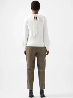 French Connection Jumpers & Cardigans-Kezia Recycled Back Eyelet Jumper