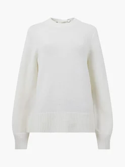 French Connection Jumpers & Cardigans-Kezia Recycled Back Eyelet Jumper