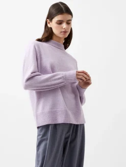 French Connection Jumpers & Cardigans-Kezia Recycled Back Eyelet Jumper