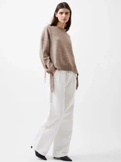French Connection Jumpers & Cardigans-Kezia Recycled Tie Up Sleeve Jumper
