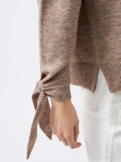 French Connection Jumpers & Cardigans-Kezia Recycled Tie Up Sleeve Jumper