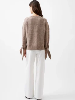 French Connection Jumpers & Cardigans-Kezia Recycled Tie Up Sleeve Jumper