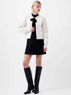 French Connection Jumpers & Cardigans-Kitty Recycled Bobble Bow Cardigan