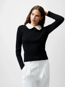 French Connection Jumpers & Cardigans-Krista Embellished Knit Top