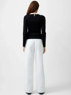 French Connection Jumpers & Cardigans-Krista Embellished Knit Top