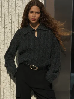 French Connection Jumpers & Cardigans-Kyla Sparkle Long Sleeve Jumper