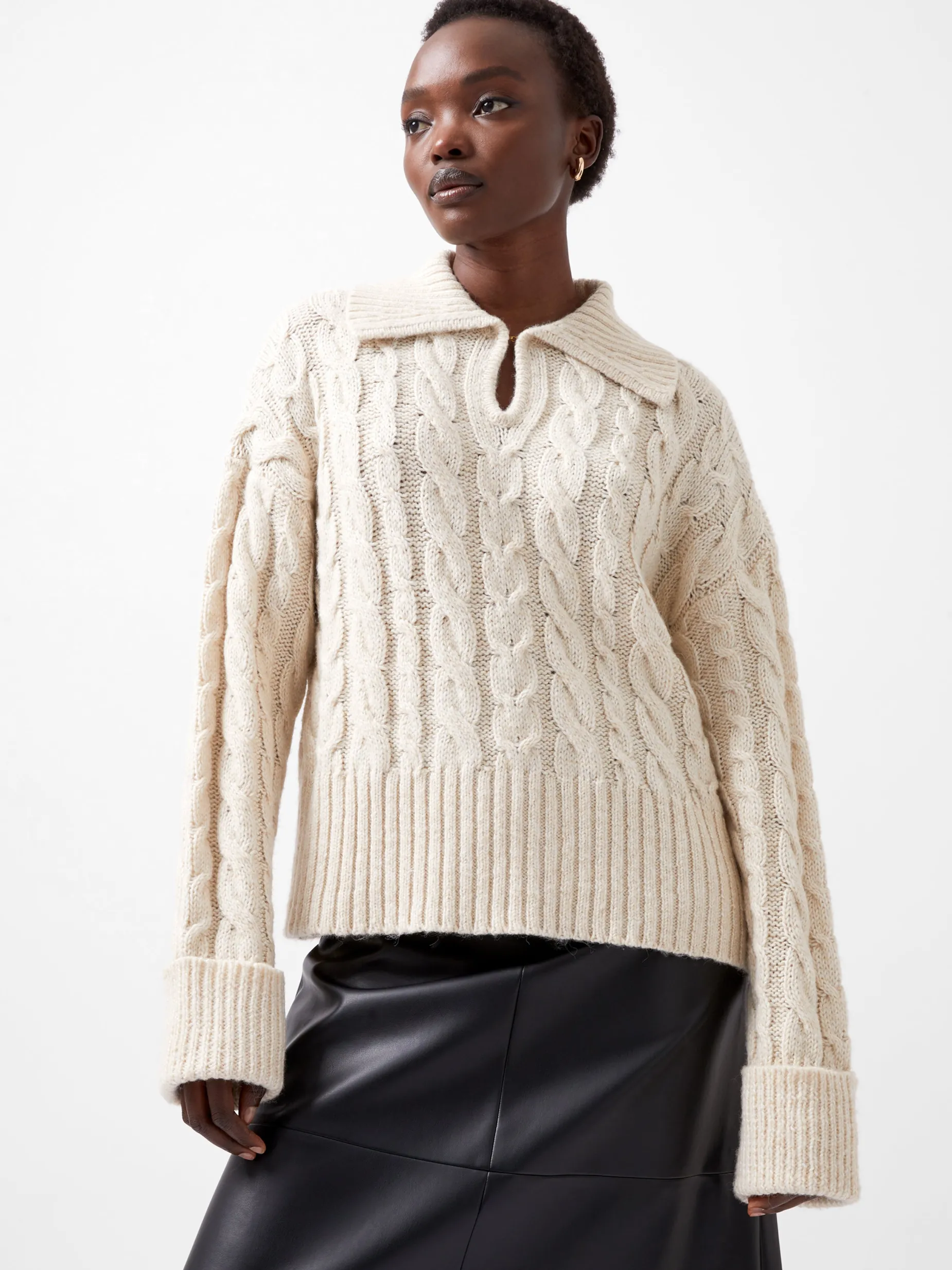 French Connection Jumpers & Cardigans-Kyla Sparkle Long Sleeve Jumper